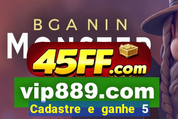 Cadastre e ganhe 5 reais para apostar